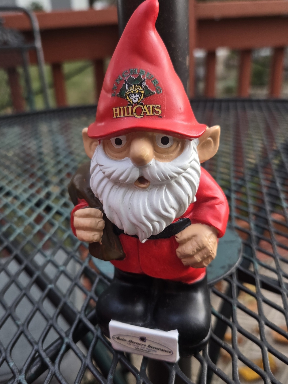 Lynchburg Hillcats MiLB Baseball Holiday Mascot Gnome SGA - Christmas in July